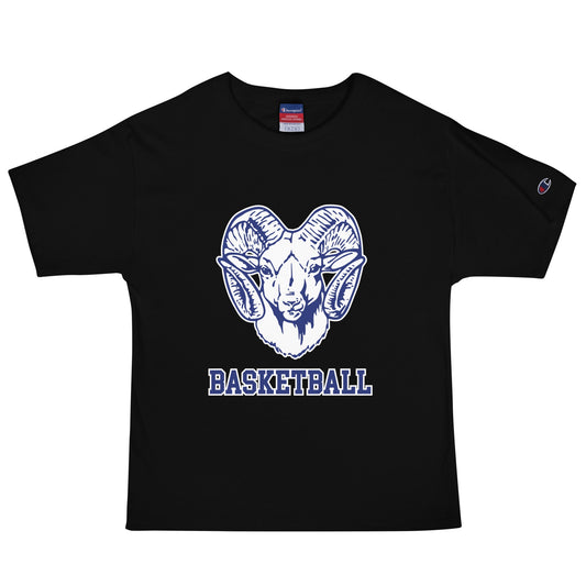 Signature | Champion T-Shirt | Rensselaer Rams | Basketball Logo