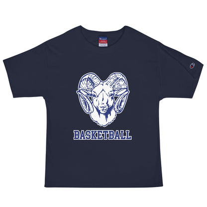 Signature | Champion T-Shirt | Rensselaer Rams | Basketball Logo