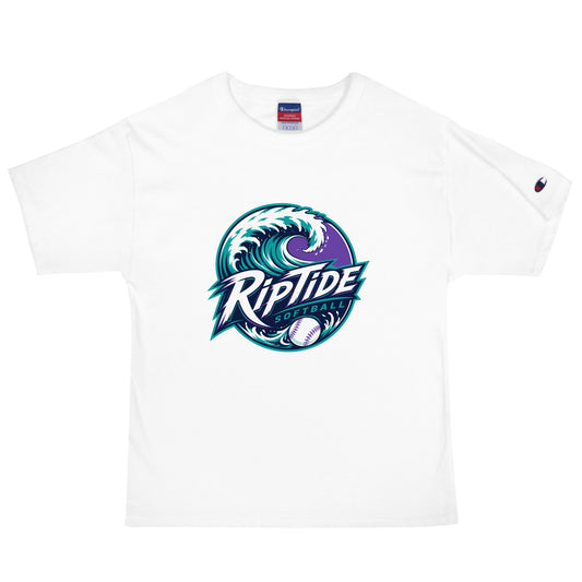 Signature | Champion T-Shirt | RipTide Softball | Emblem Logo