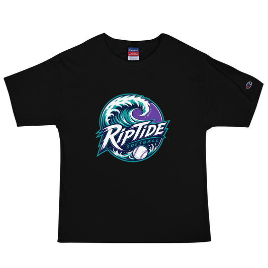 Signature | Champion T-Shirt | RipTide Softball | Emblem Logo