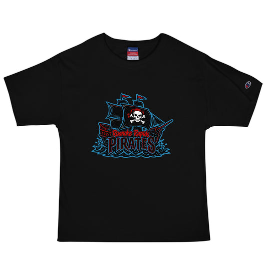 Signature | Champion T-Shirt | Roanoke Rapids Pirates | Black Sail Battlers Logo
