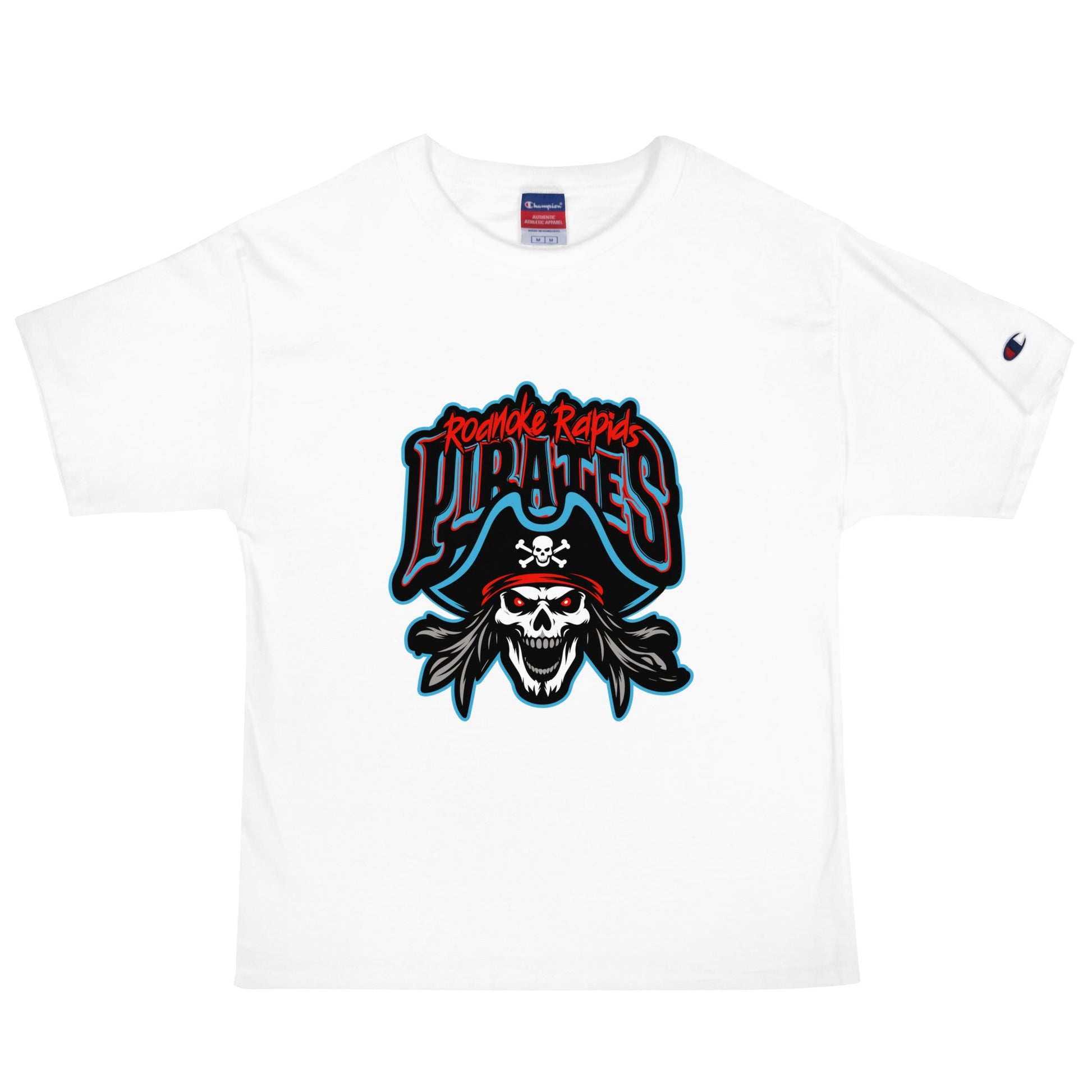 Signature | Champion T-Shirt | Roanoke Rapids Pirates | Reaver Captain Logo
