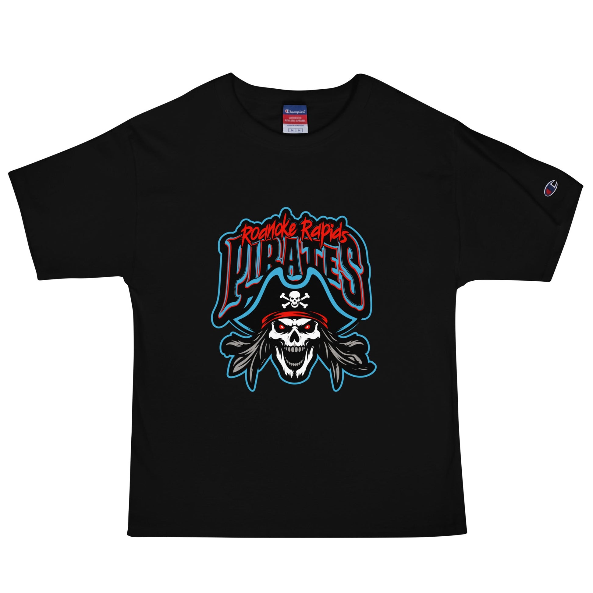 Signature | Champion T-Shirt | Roanoke Rapids Pirates | Reaver Captain Logo