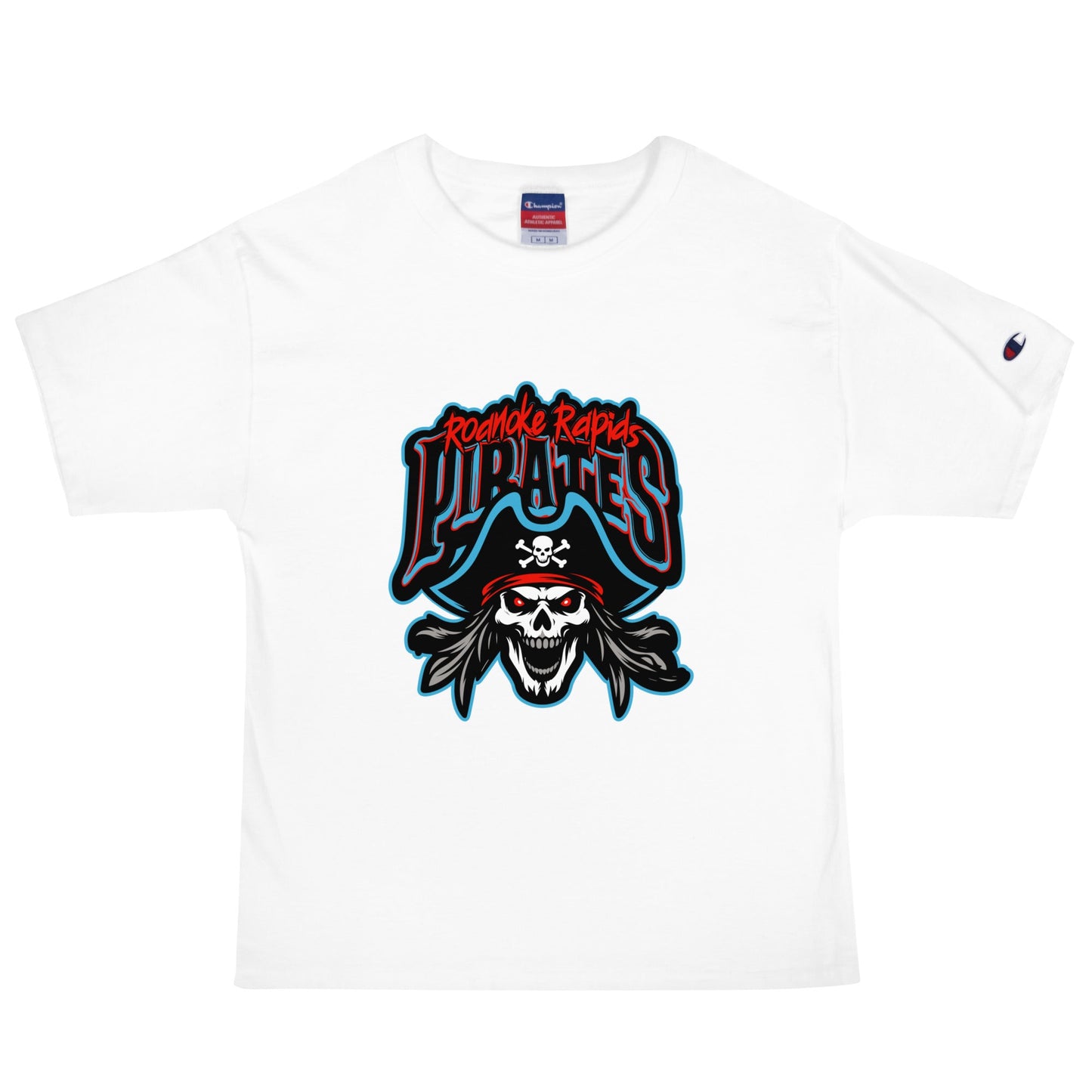 Signature | Champion T-Shirt | Roanoke Rapids Pirates | Reaver Captain Logo