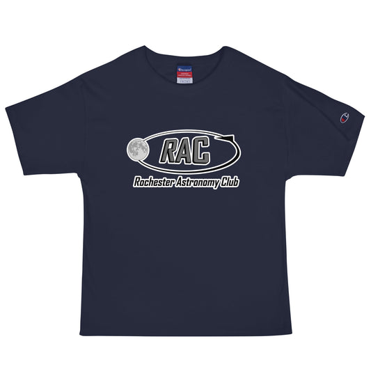 Signature | Champion T-Shirt | Rochester Astronomy Club | Orbit Logo