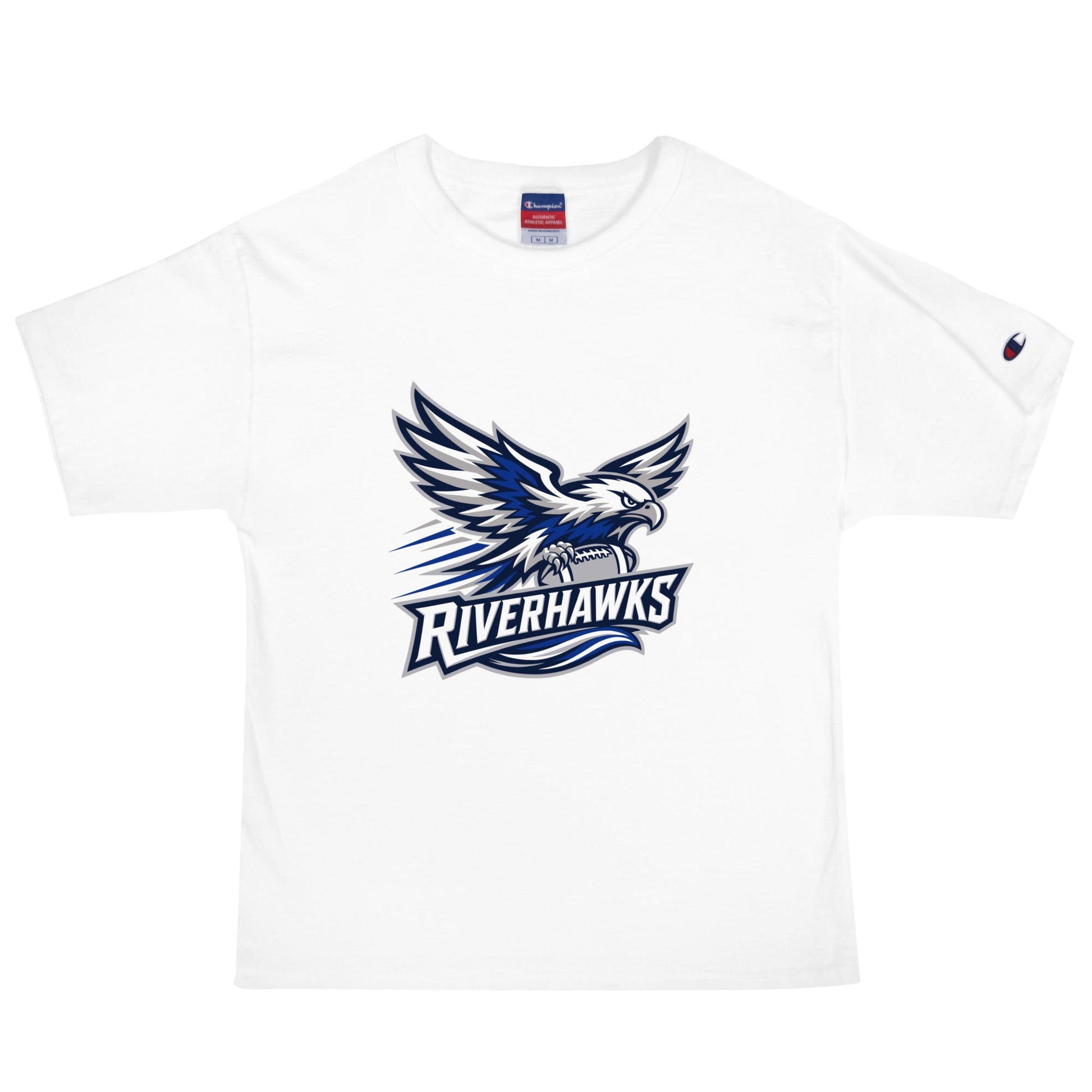 Signature | Champion T-Shirt | Rochester Riverhawks | Crest Logo