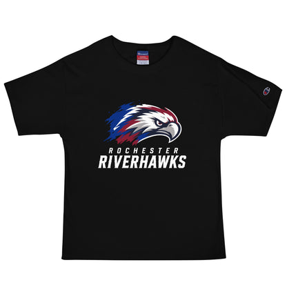 Signature | Champion T-Shirt | Rochester Riverhawks | Emblem Logo