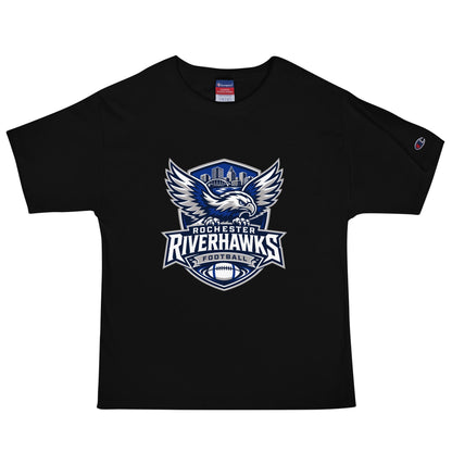 Signature | Champion T-Shirt | Rochester Riverhawks | Shield Logo