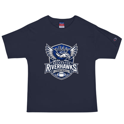 Signature | Champion T-Shirt | Rochester Riverhawks | Shield Logo