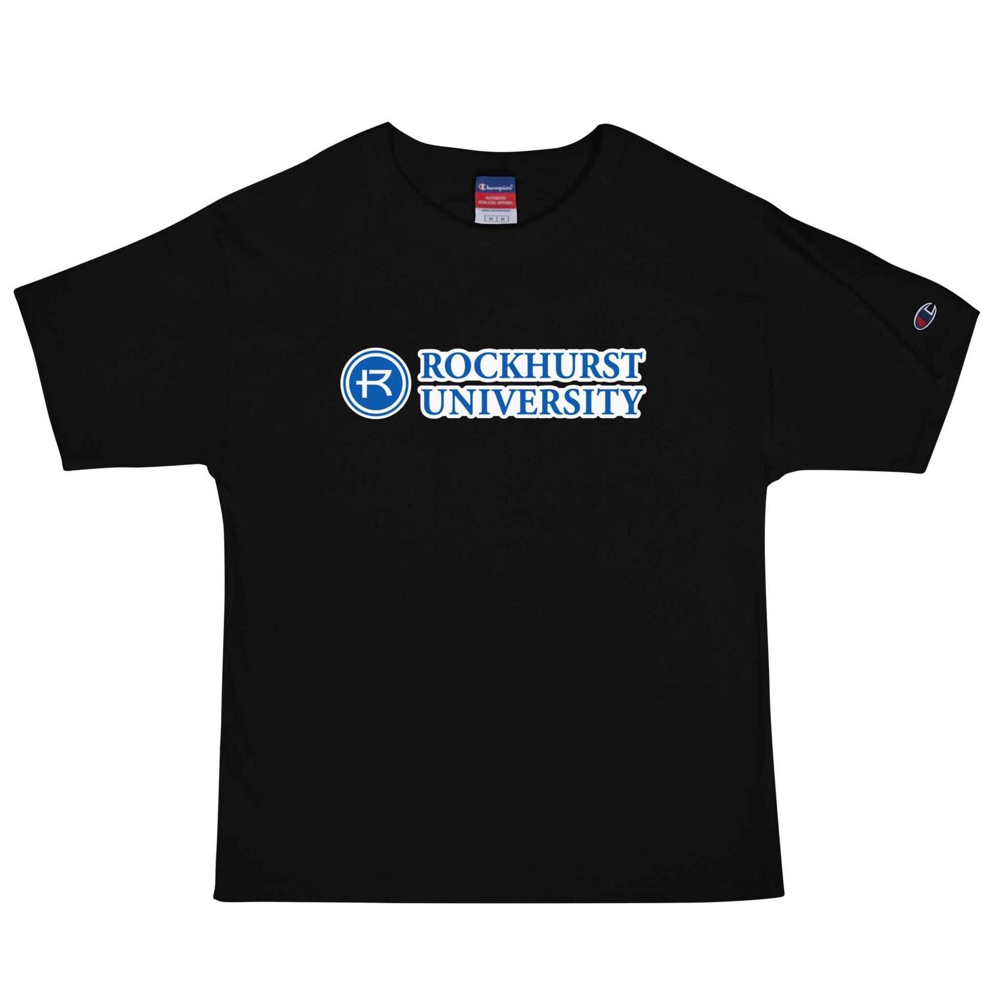 Signature | Champion T-Shirt | Rockhurst University - Doctor of Physical Therapy School | Vanguard Institute Logo