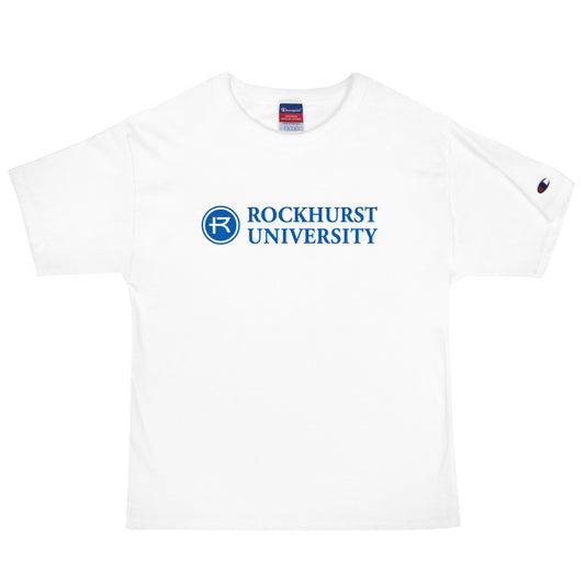 Signature | Champion T-Shirt | Rockhurst University - Doctor of Physical Therapy School | Vanguard Institute Logo