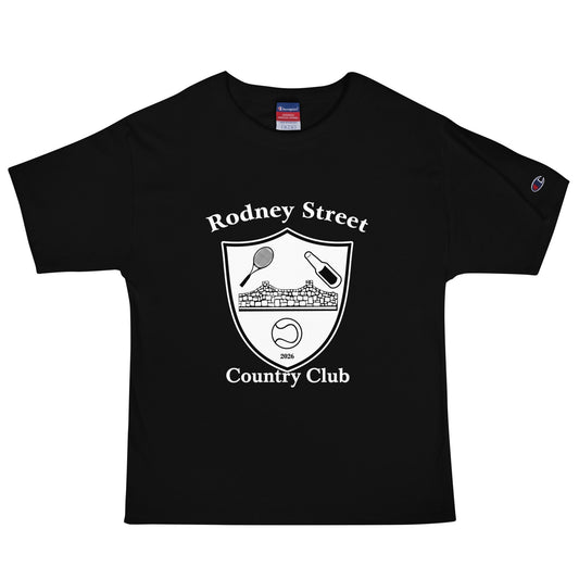 Signature | Champion T-Shirt | Rodney Street CC Tennis | Crest Logo