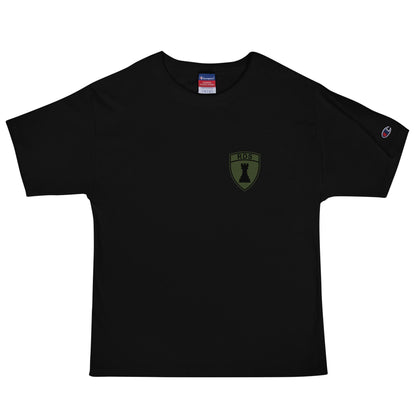 Signature | Champion T-Shirt | Rook Defense Solutions | Crest Logo