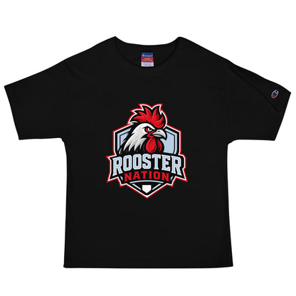 Signature | Champion T-Shirt | Rooster Nation | Shield Logo