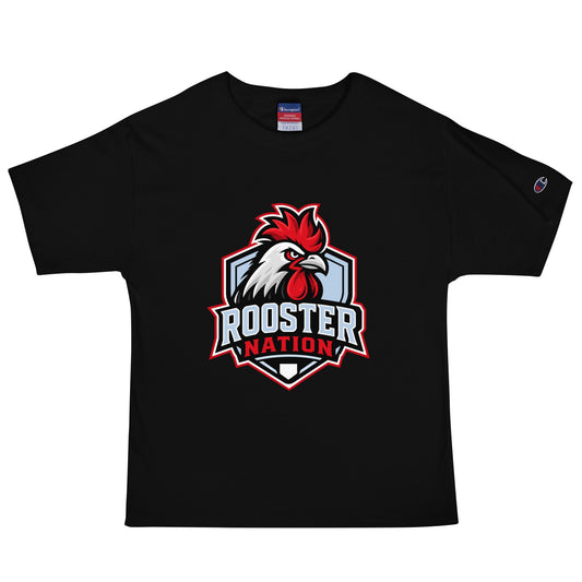 Signature | Champion T-Shirt | Rooster Nation | Shield Logo