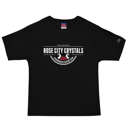 Signature | Champion T-Shirt | Rose City Crystals | Script Logo