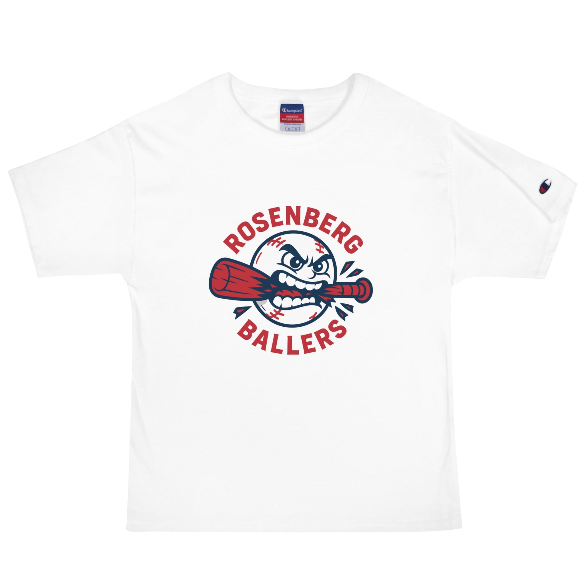 Signature | Champion T-Shirt | Rosenberg Ballers | Vanguard Logo