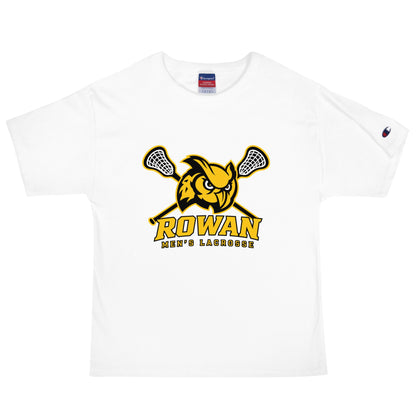 Signature | Champion T-Shirt | Rowan Men’s Lacrosse | Crest Logo