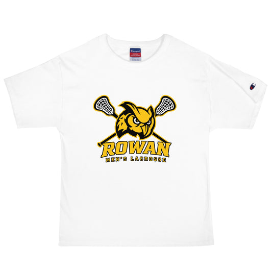 Signature | Champion T-Shirt | Rowan Men’s Lacrosse | Crest Logo
