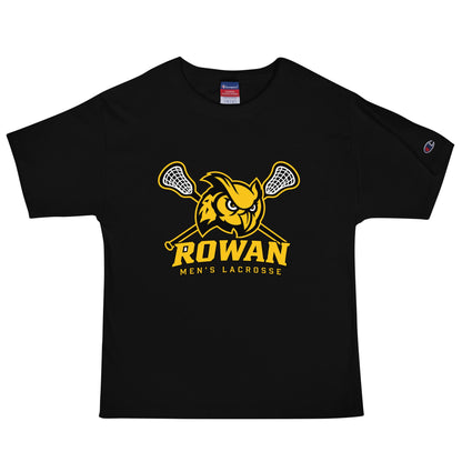 Signature | Champion T-Shirt | Rowan Men’s Lacrosse | Crest Logo