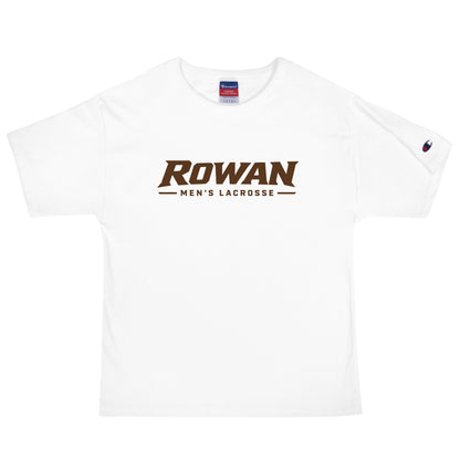 Signature | Champion T-Shirt | Rowan Men’s Lacrosse | Modern Script Logo