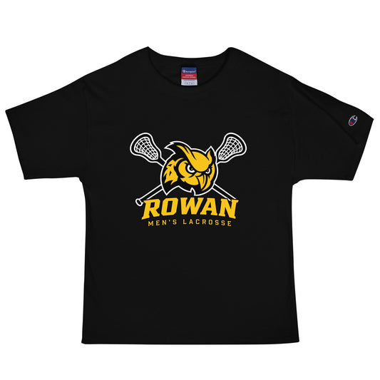 Signature | Champion T-Shirt | Rowan Men’s Lacrosse | Vanguard Logo