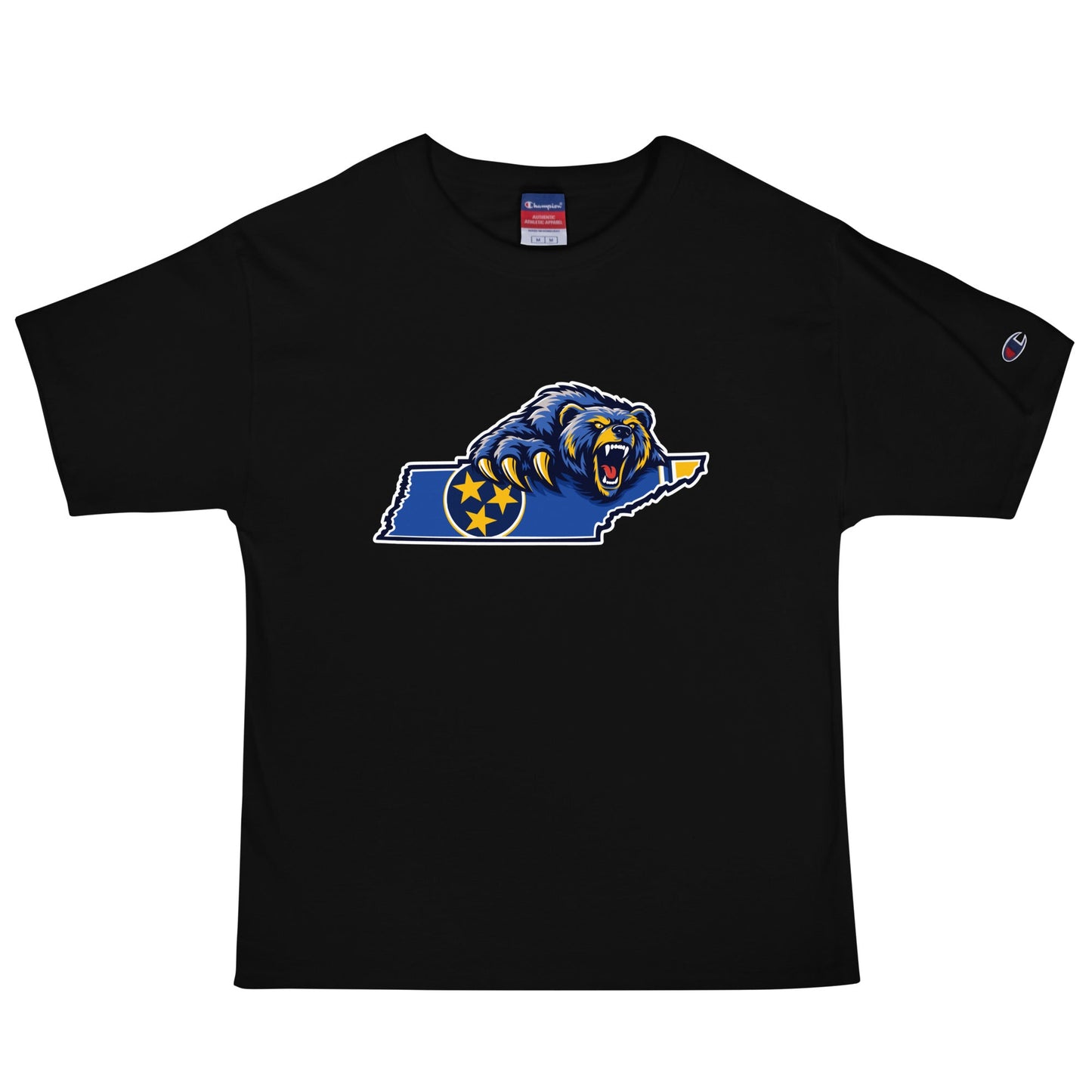 Signature | Champion T-Shirt | Rutherford County Grizzlies Football | Tennessee Logo