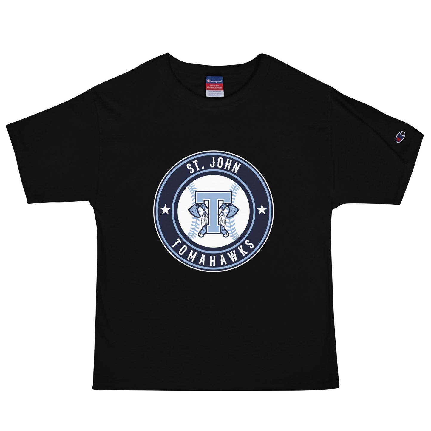 Signature | Champion T-Shirt | Saint John Tomahawks | Badge Logo
