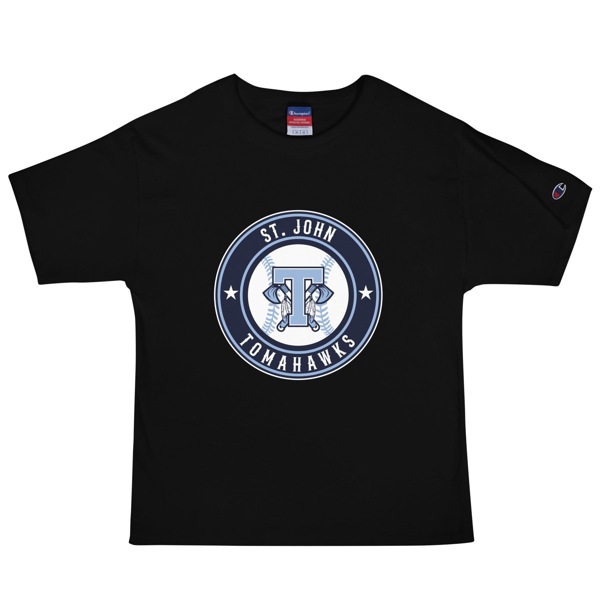 Signature | Champion T-Shirt | Saint John Tomahawks | Badge Logo