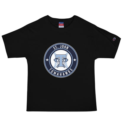 Signature | Champion T-Shirt | Saint John Tomahawks | Badge Logo