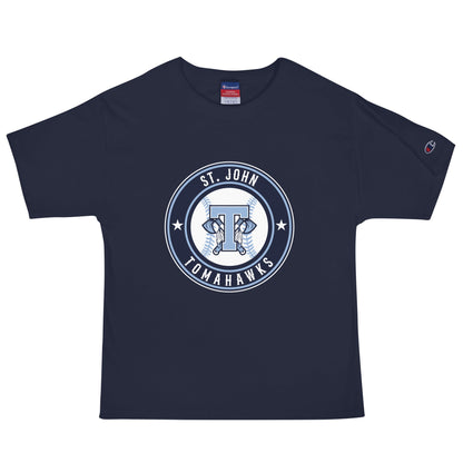 Signature | Champion T-Shirt | Saint John Tomahawks | Badge Logo
