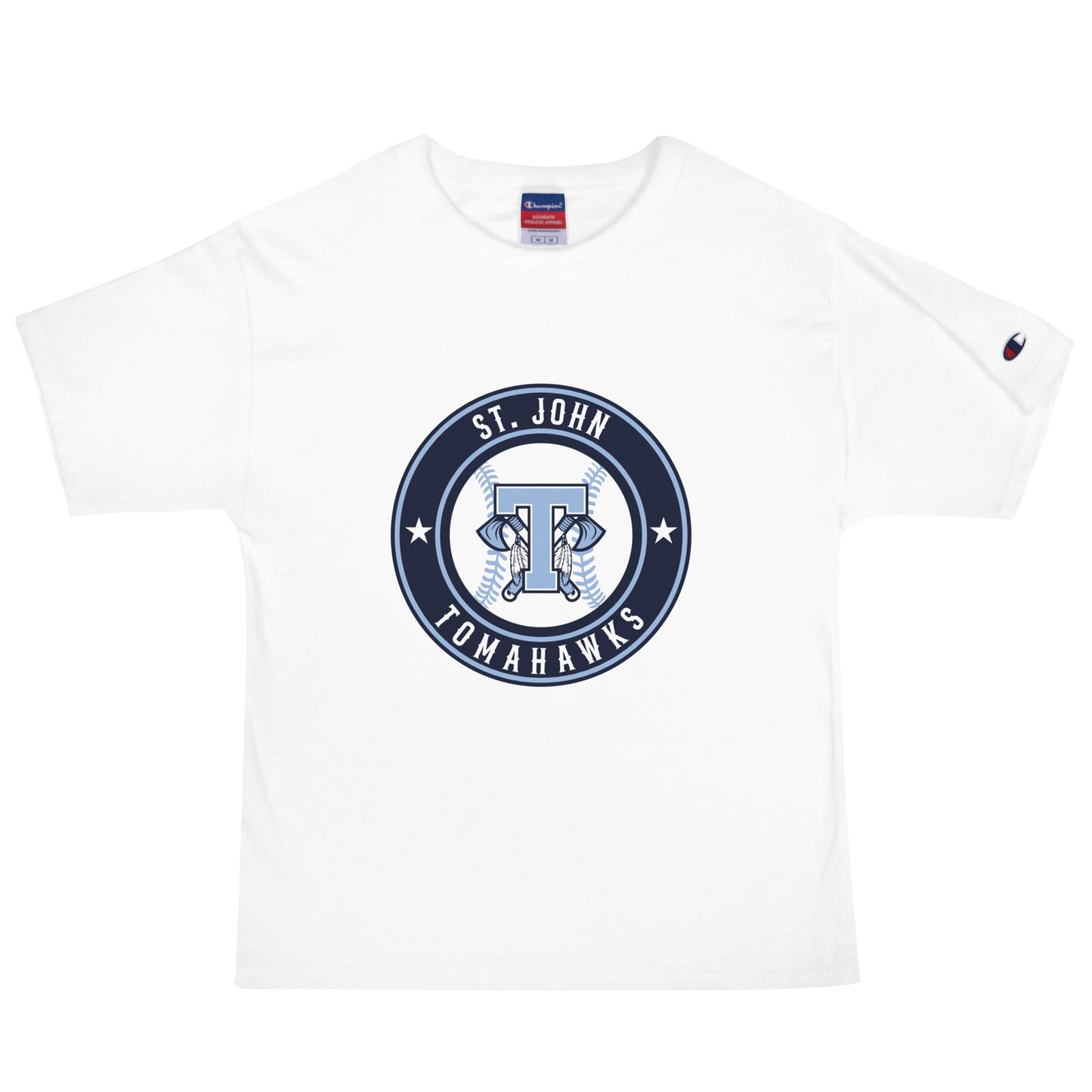 Signature | Champion T-Shirt | Saint John Tomahawks | Badge Logo