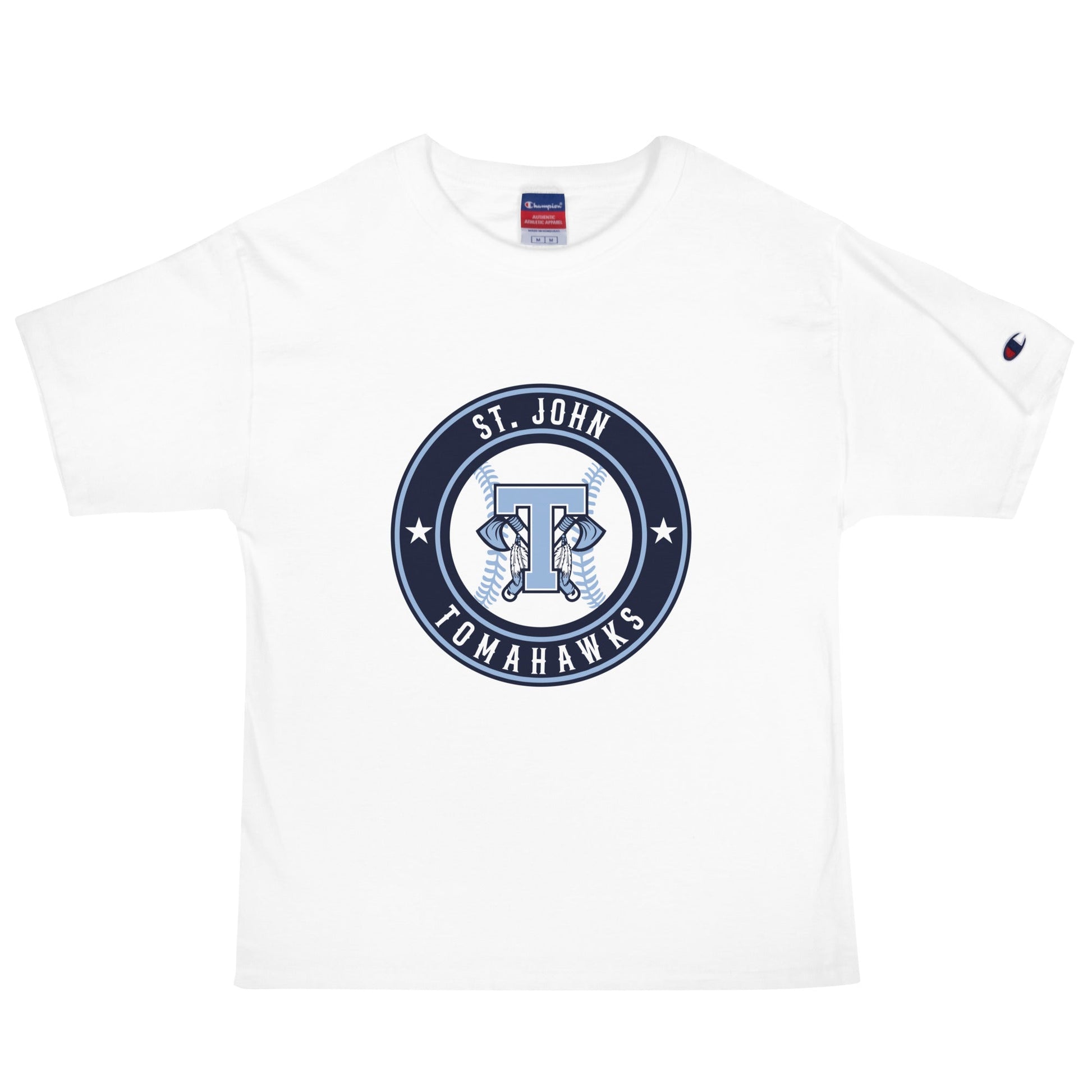 Signature | Champion T-Shirt | Saint John Tomahawks | Badge Logo