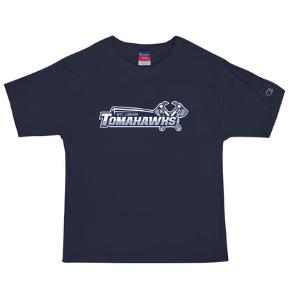 Signature | Champion T-Shirt | Saint John Tomahawks | Script Logo