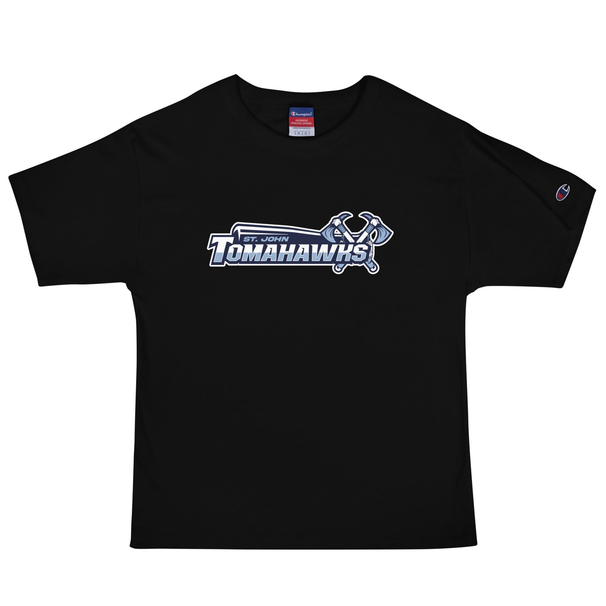 Signature | Champion T-Shirt | Saint John Tomahawks | Script Logo