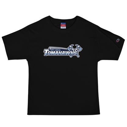 Signature | Champion T-Shirt | Saint John Tomahawks | Script Logo