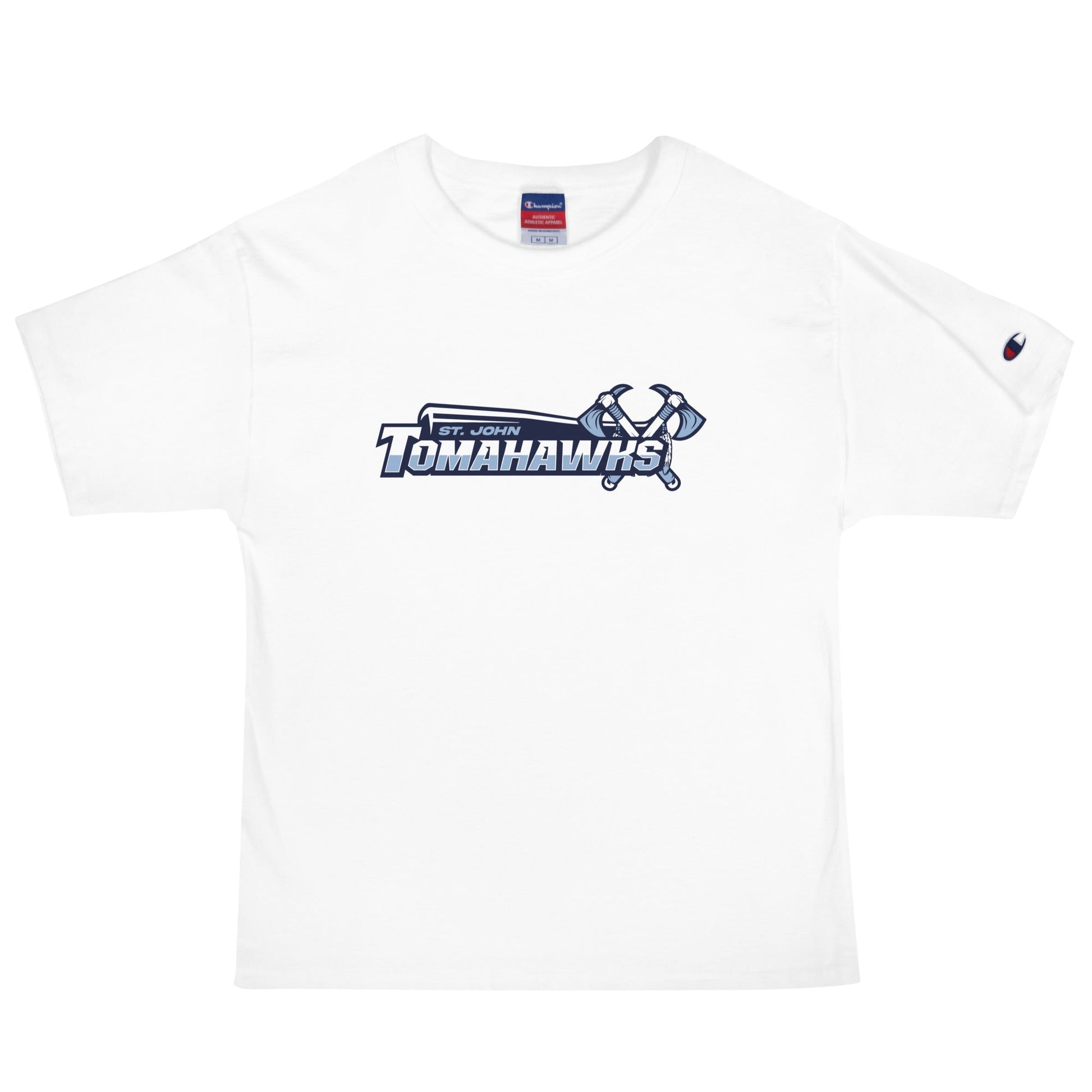 Signature | Champion T-Shirt | Saint John Tomahawks | Script Logo