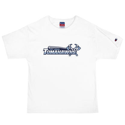Signature | Champion T-Shirt | Saint John Tomahawks | Script Logo