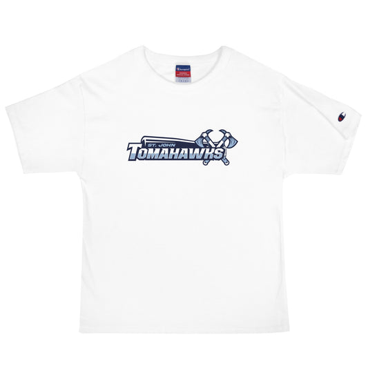 Signature | Champion T-Shirt | Saint John Tomahawks | Script Logo