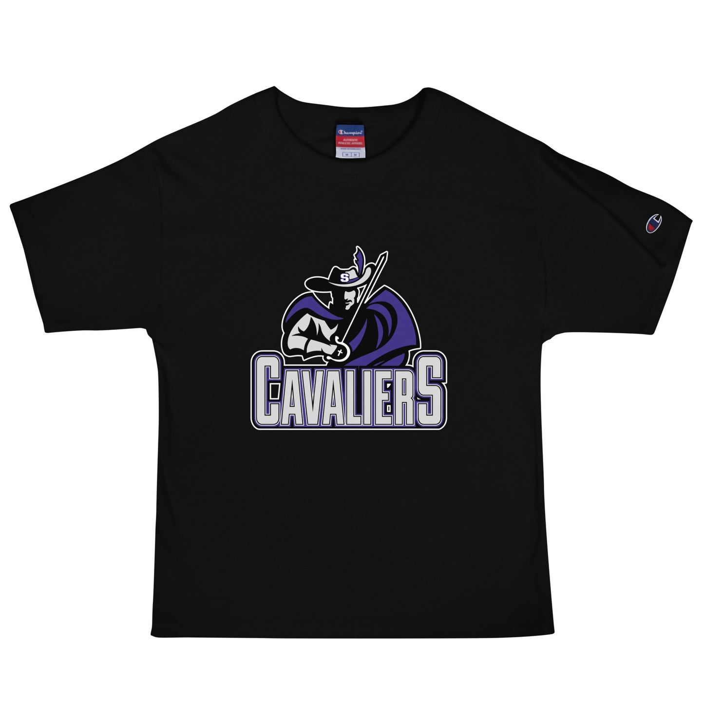 Signature | Champion T-Shirt | Saint Thomas More | Cavalier Vanguard Logo