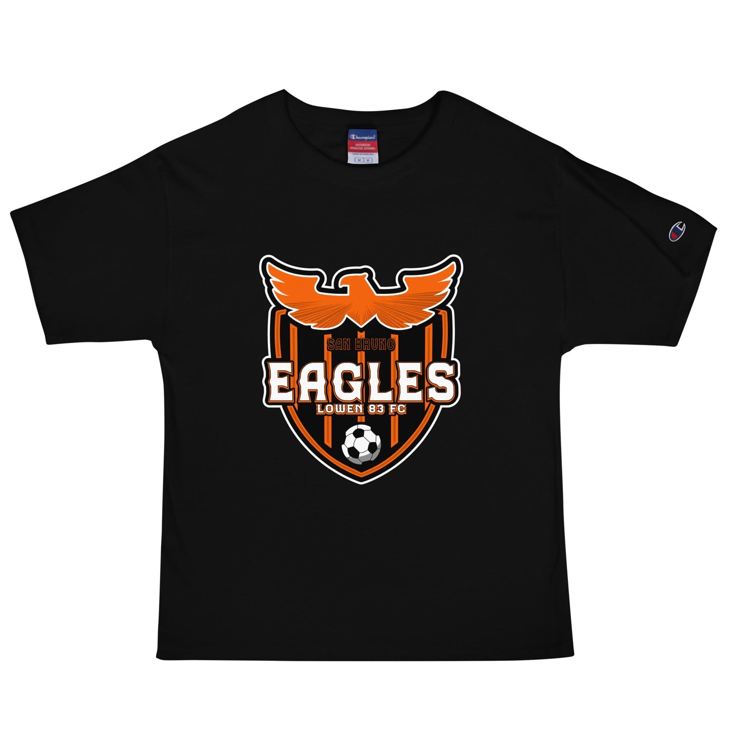 Signature | Champion T-Shirt | San Bruno Eagles | Shield Logo