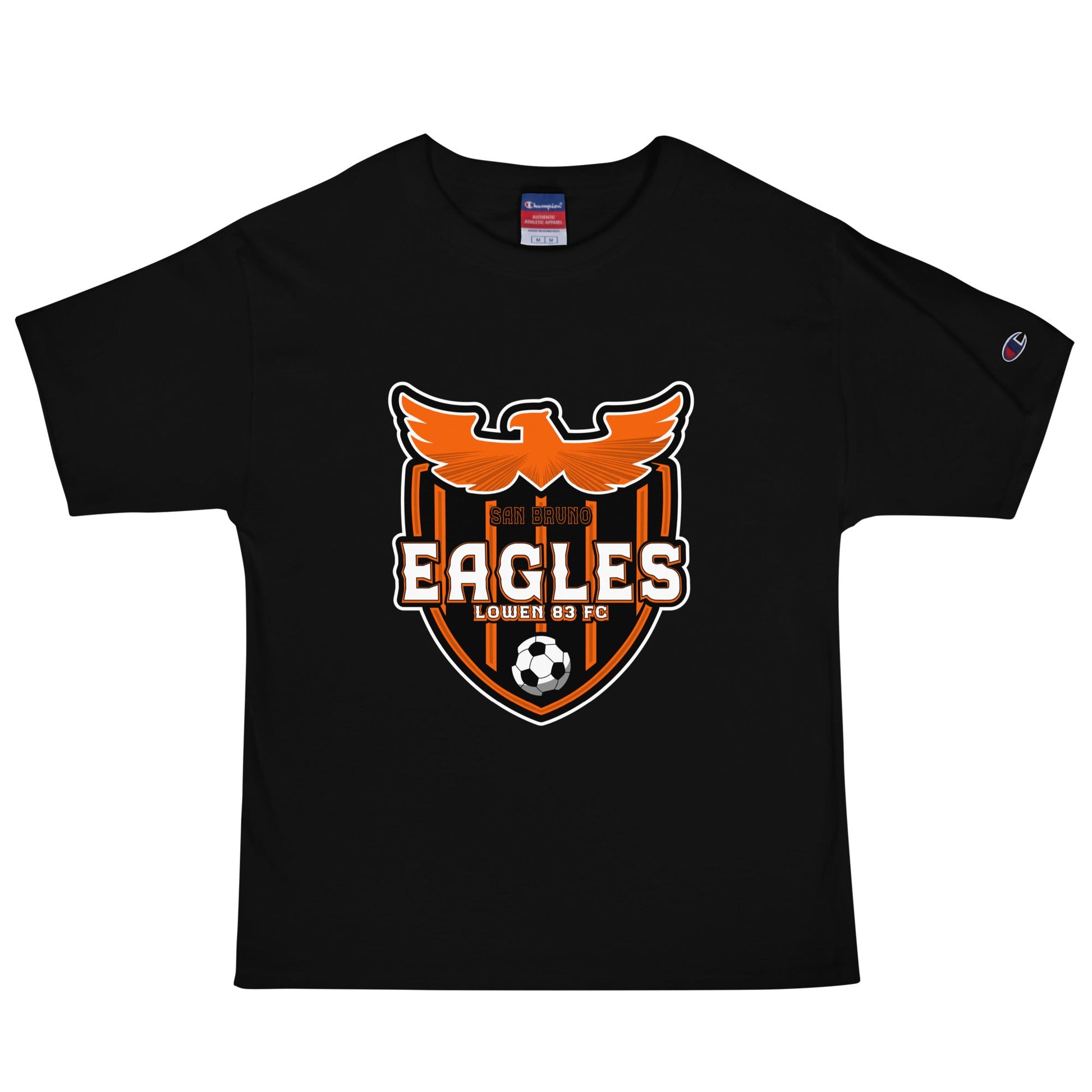 Signature | Champion T-Shirt | San Bruno Eagles | Shield Logo