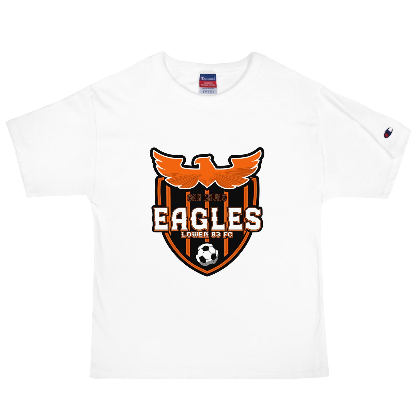 Signature | Champion T-Shirt | San Bruno Eagles | Shield Logo