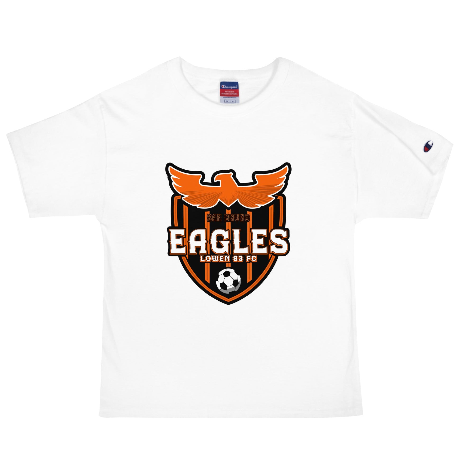 Signature | Champion T-Shirt | San Bruno Eagles | Shield Logo