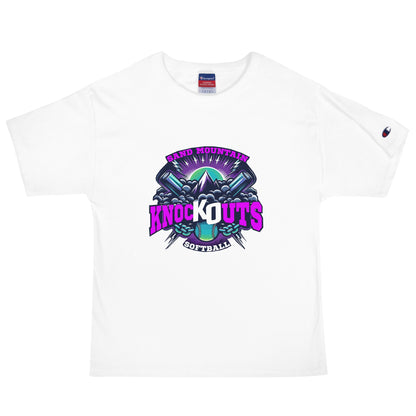 Signature | Champion T-Shirt | Sand Mountain Knockouts | Ball & Bat Logo