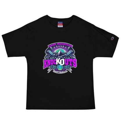 Signature | Champion T-Shirt | Sand Mountain Knockouts | Ball & Bat Logo