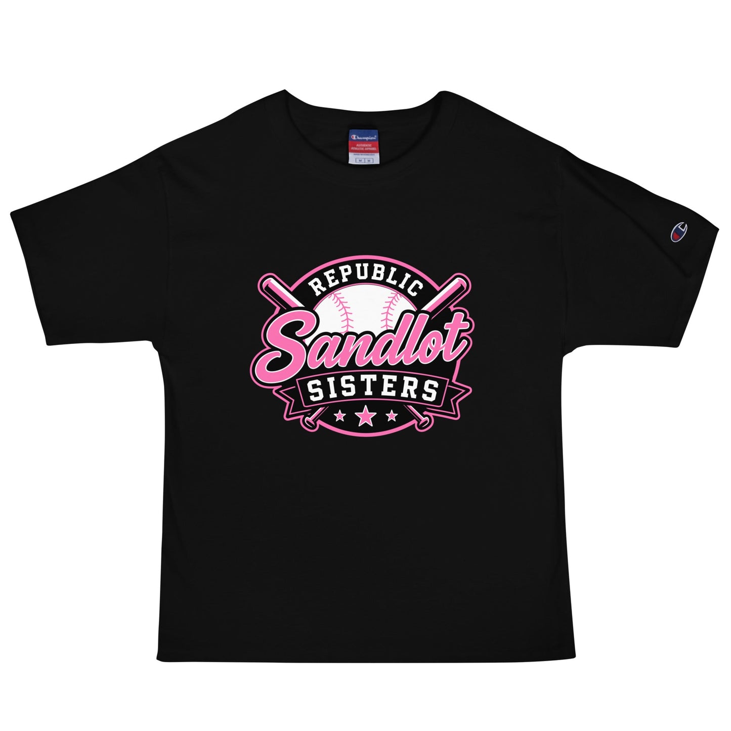 Signature | Champion T-Shirt | Sandlot Sisters | Badge Logo