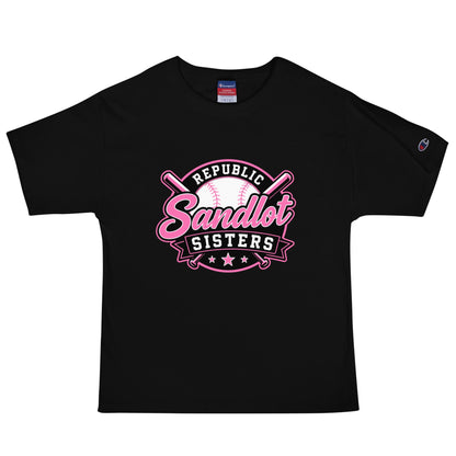 Signature | Champion T-Shirt | Sandlot Sisters | Badge Logo