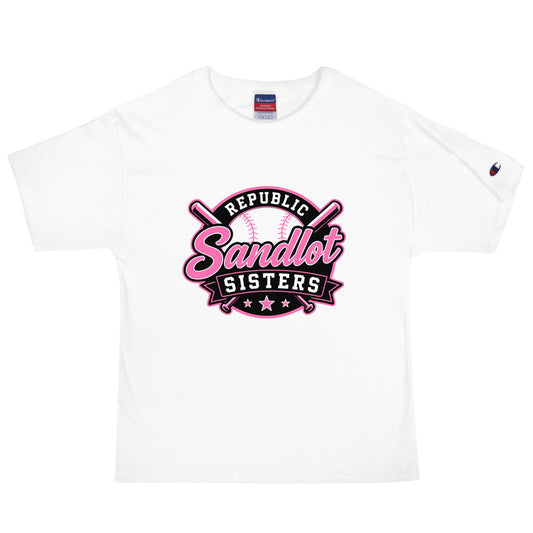 Signature | Champion T-Shirt | Sandlot Sisters | Badge Logo
