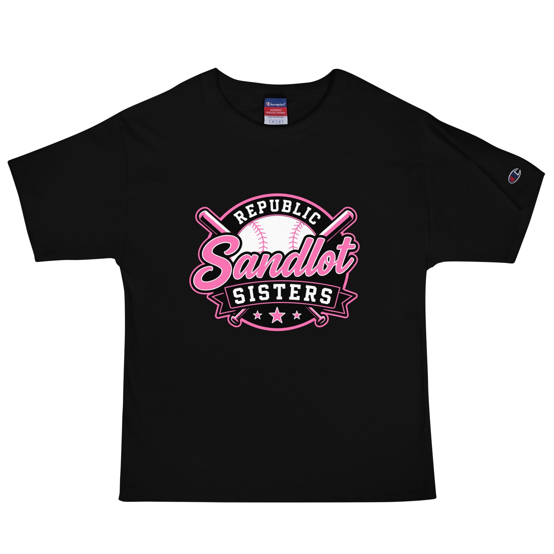 Signature | Champion T-Shirt | Sandlot Sisters | Badge Logo